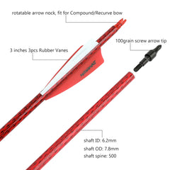Wolfman adjustable arrow nocks fit recurve, compound, or long bows.