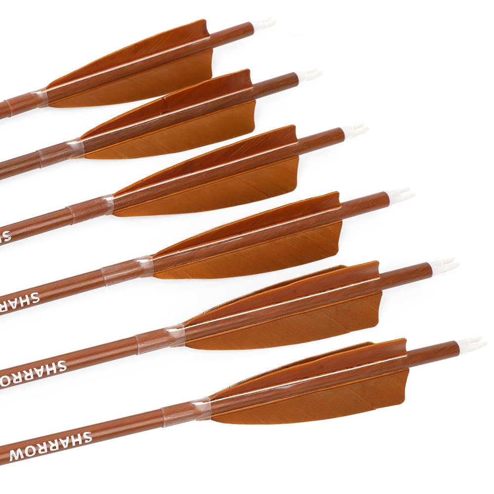 Wolfman archery arrows spine 500 close-up for hunting readiness