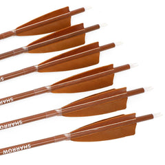Wolfman archery arrows spine 500 close-up for hunting readiness