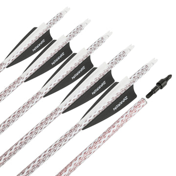 Wolfman 30-inch arrow shaft for long-range stability in archery