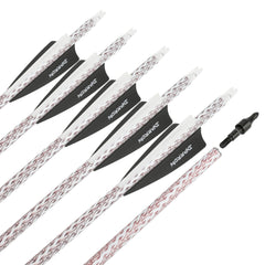 Wolfman 30-inch arrow shaft for long-range stability in archery