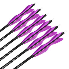 Wolfman carbon arrow with removable tips enables quick field maintenance and tip replacement.