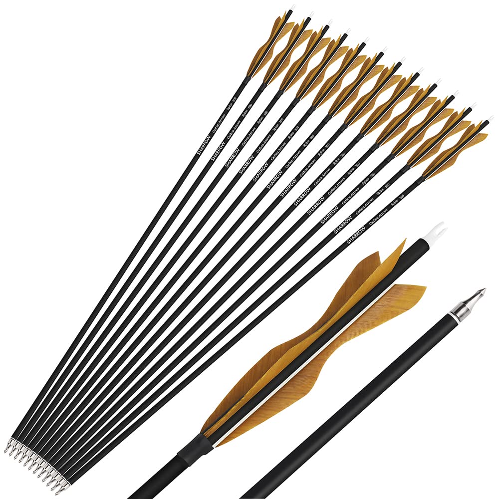 Wolfman carbon arrows shaft outer diameter 7-8mm for durable flight
