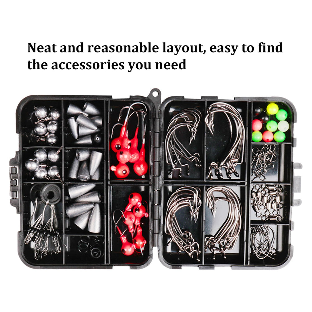 Compact portable tackle box ideal for backpack, boat or tackle bag
