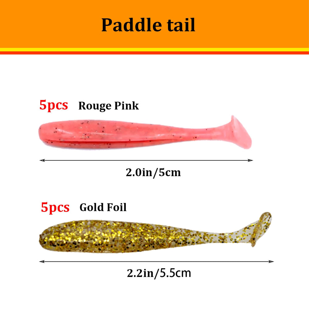 Includes weighted jig heads, hooks, and treble hooks