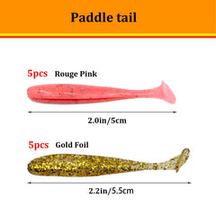 Includes weighted jig heads, hooks, and treble hooks