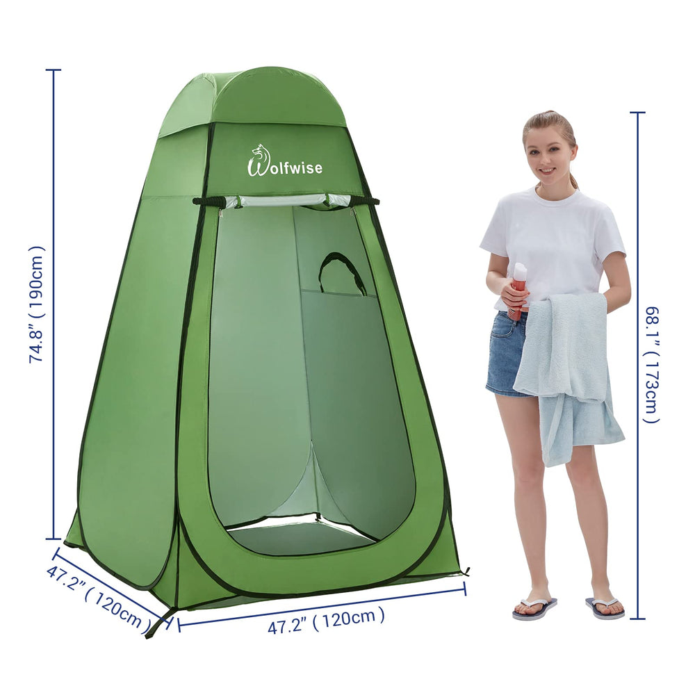 WolfWise portable carry bag simplifies transport for camping trips.