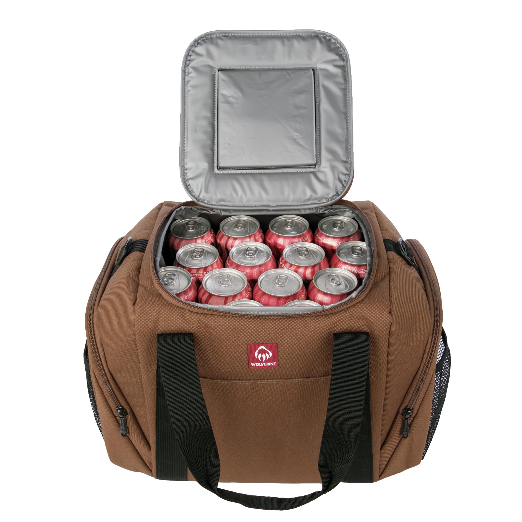 Wolverine Duffel Cooler dimensions - 15.5 by 12 by 11.5 inches