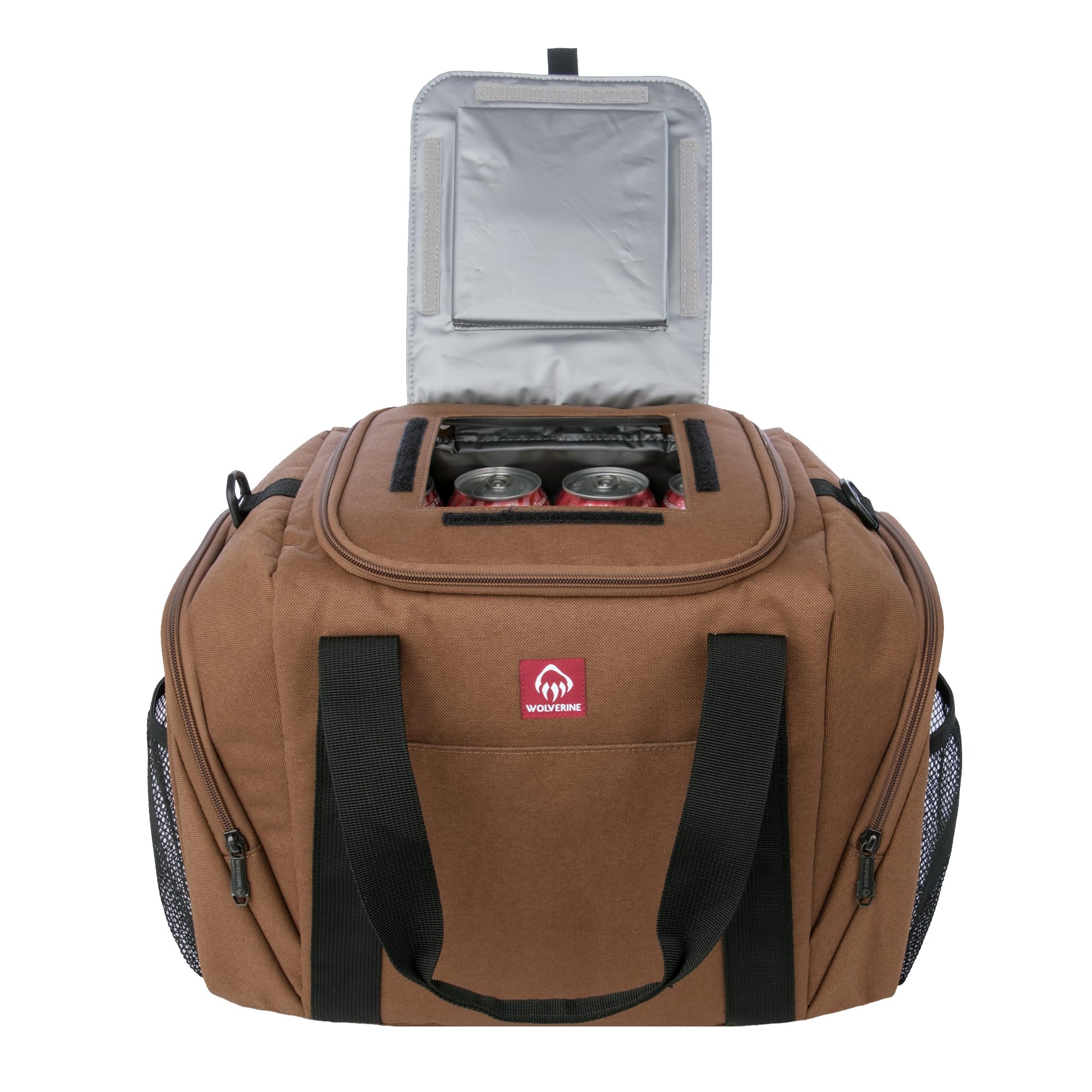 Wolverine Duffel Cooler at tailgate - versatile transport