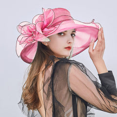 Women Church Hat for tea parties with chic fascinator styling.