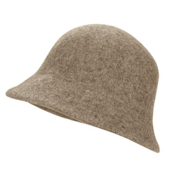 One-size-fits-most cloche bucket hat with adjustable rope
