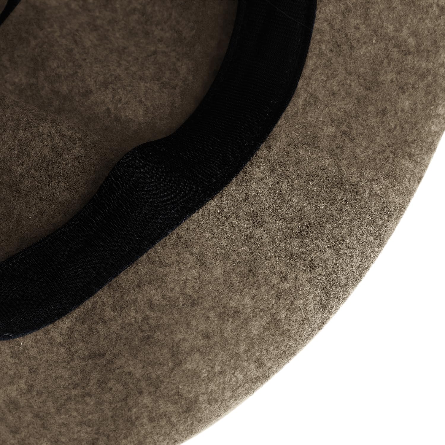 Soft, windproof faux wool felt cloche hat with compact, packable shape