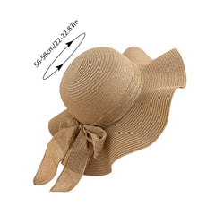 Close-up of premium paper straw texture on khaki sun hat