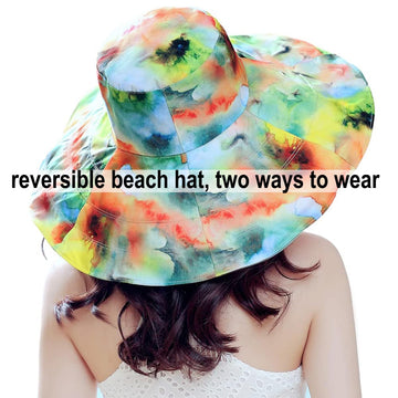 Boho flower print reversible side