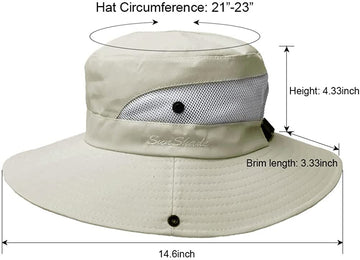 Adjustable chin drawstring for secure fit in windy conditions