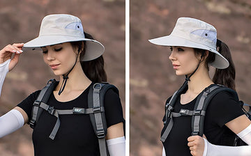 Versatile outdoor hat suitable for beach, hiking, camping, and gardening