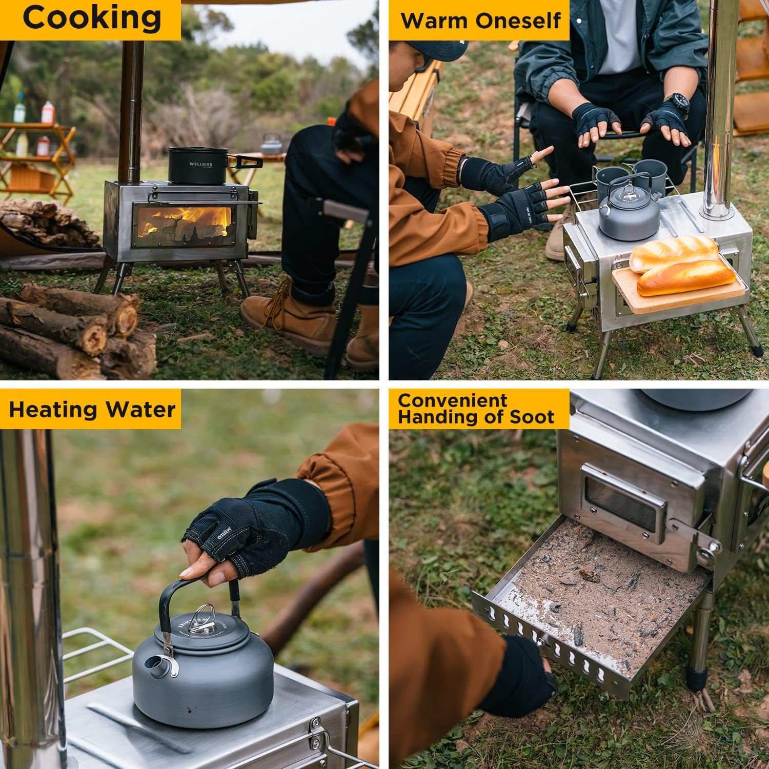 WomeYork eco-friendly ash tray feature image emphasizes easy cleanup and Leave No Trace camping.