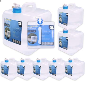 Wonder Master emergency water storage in vehicle trunk for preparedness.