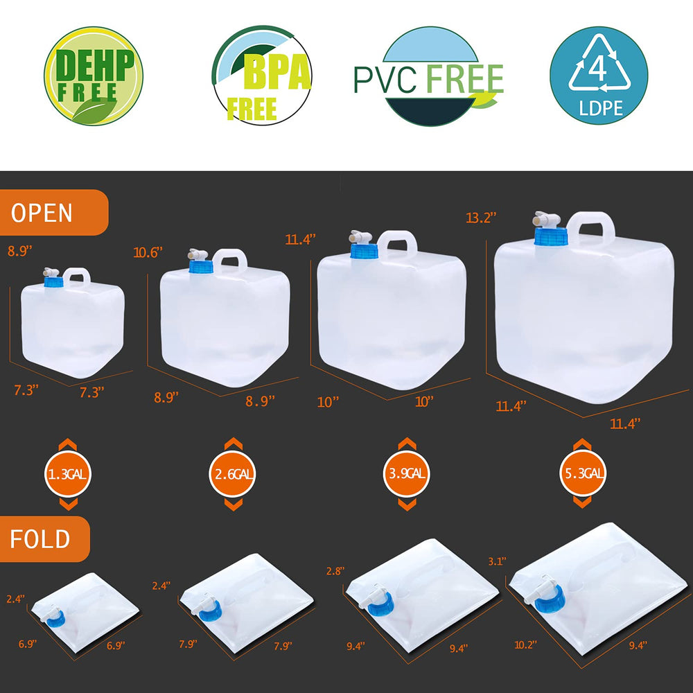 Wonder Master LDPE material ensures food-safe, odorless water storage.