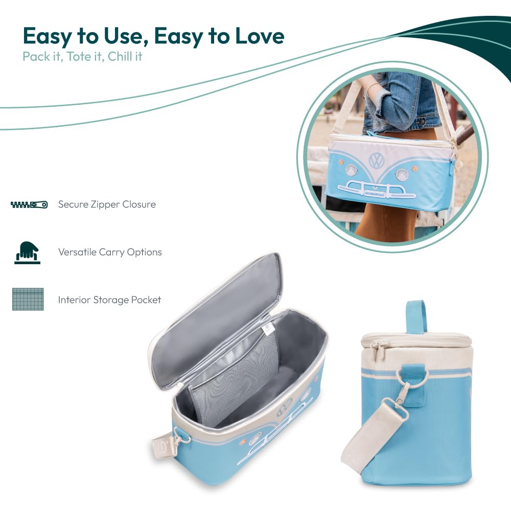 WonderFold VW Cooler Bag BPA-free construction for safe snacks