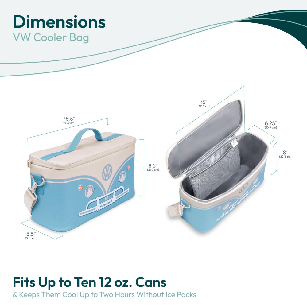 WonderFold VW Cooler Bag custom VW print adds style to outings