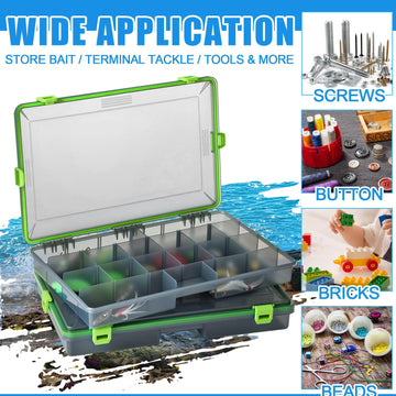 Wonderjune anti-slip textured bottom box keeps gear stable during transport.