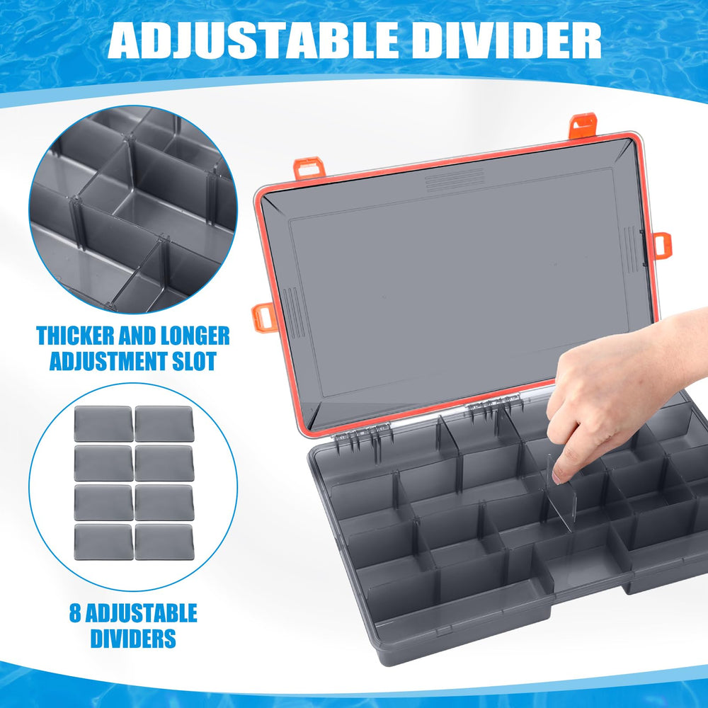 Wonderjune six-pack packaging emphasizing value and versatile storage for anglers