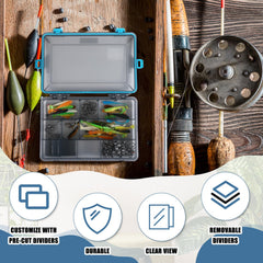 Wonderjune waterproof gasket and four latches protecting gear from moisture