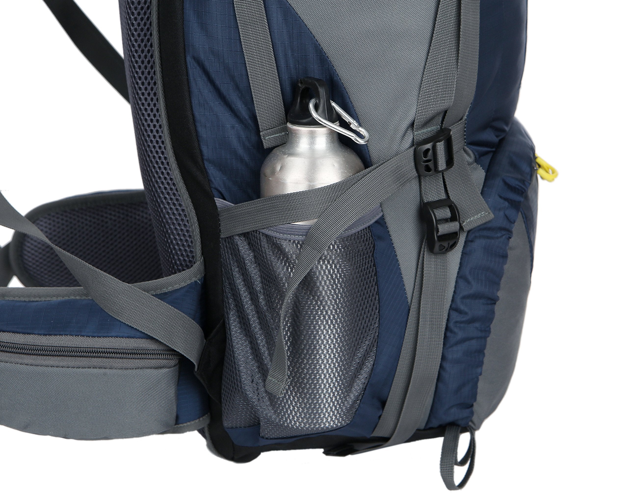 WoneNice 50L backpack breathable back support keeps you comfortable on hikes.