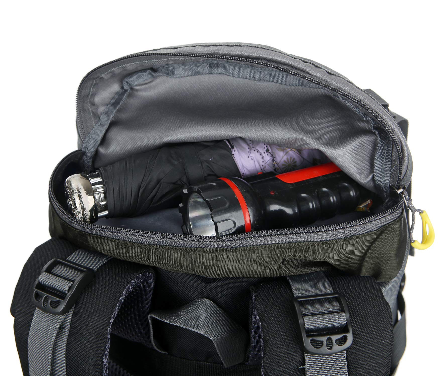 WoneNice 50L backpack ergonomic shoulder straps reduce fatigue on long treks.