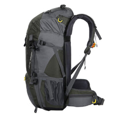 WoneNice 50L backpack front pocket offers quick-access storage on day hikes.