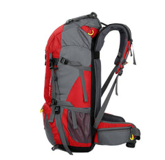 WoneNice 50L backpack front pocket offers quick access to essentials.
