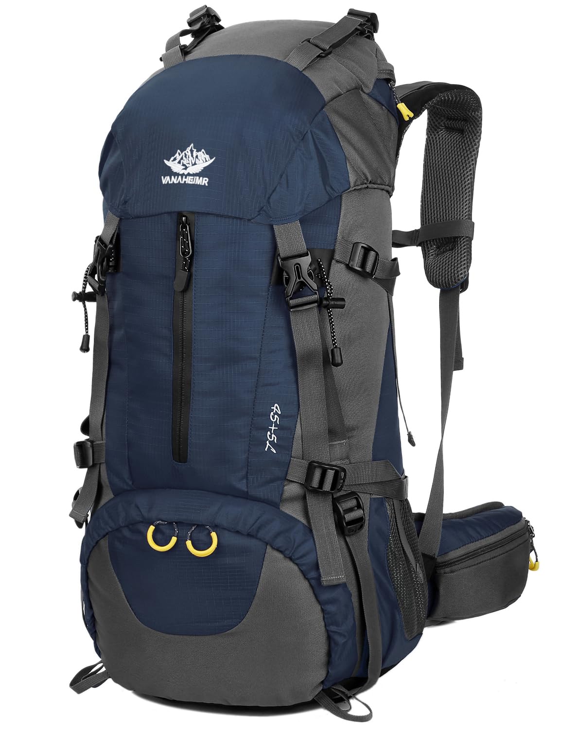 WoneNice 50L backpack main compartment offers organized storage for gear.