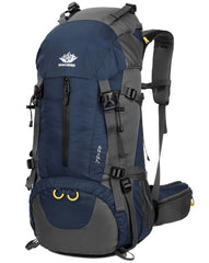 WoneNice 50L backpack main compartment offers organized storage for gear.