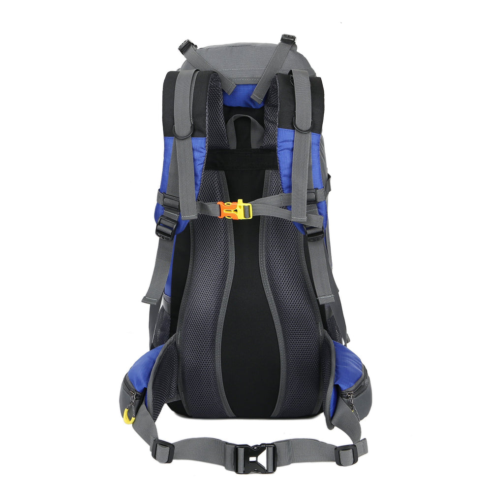 WoneNice 50L backpack sleeping bag compartment keeps bulky gear separate