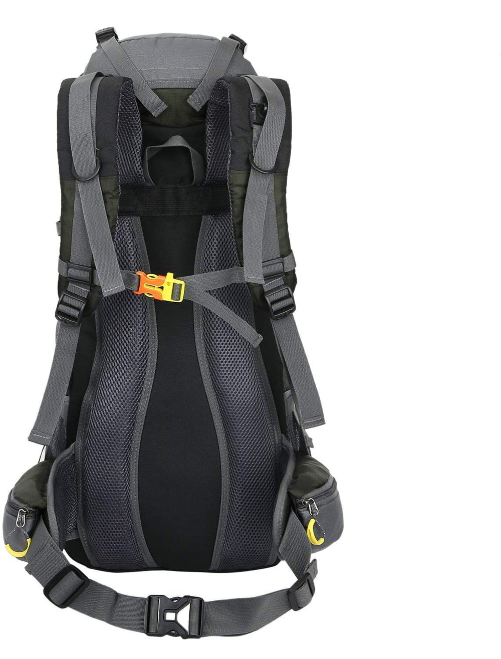 WoneNice 50L backpack sleeping bag compartment keeps sleeping gear ready for overnight trips.