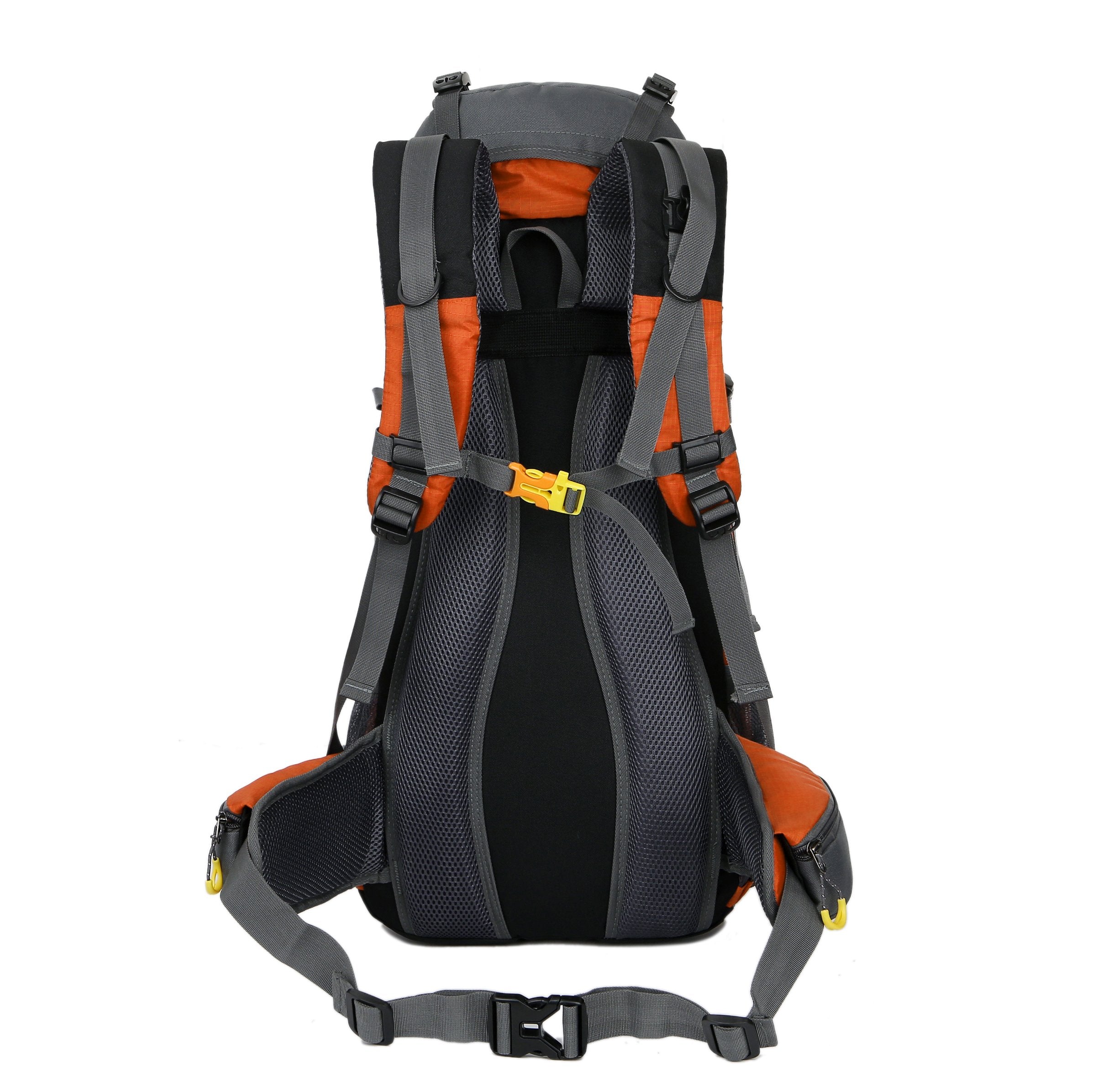 WoneNice 50L backpack front zipped pockets for quick access items