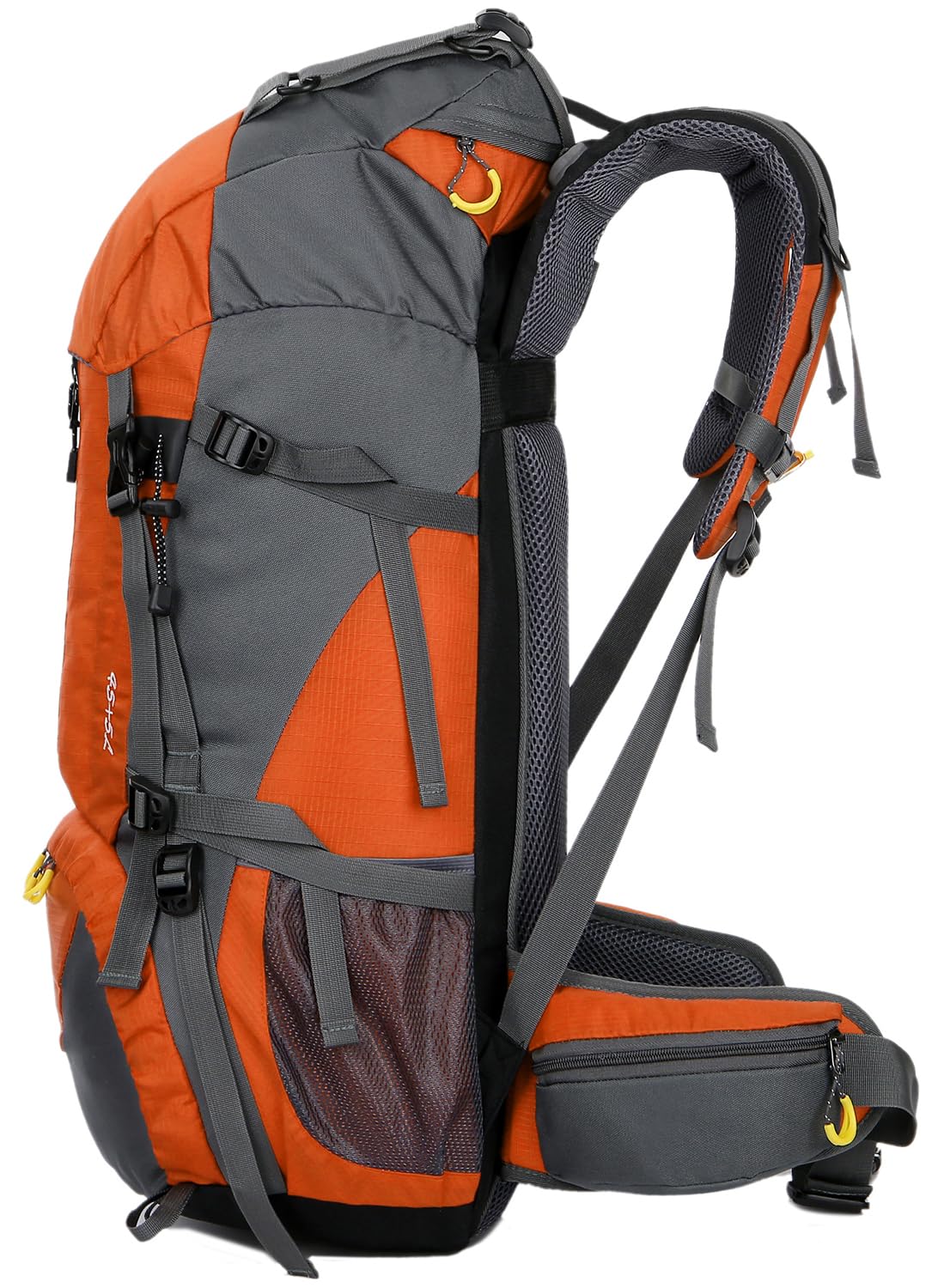 WoneNice 50L backpack sleeping bag compartment keeps bulky items separate
