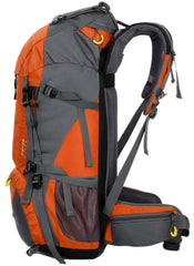 WoneNice 50L backpack sleeping bag compartment keeps bulky items separate