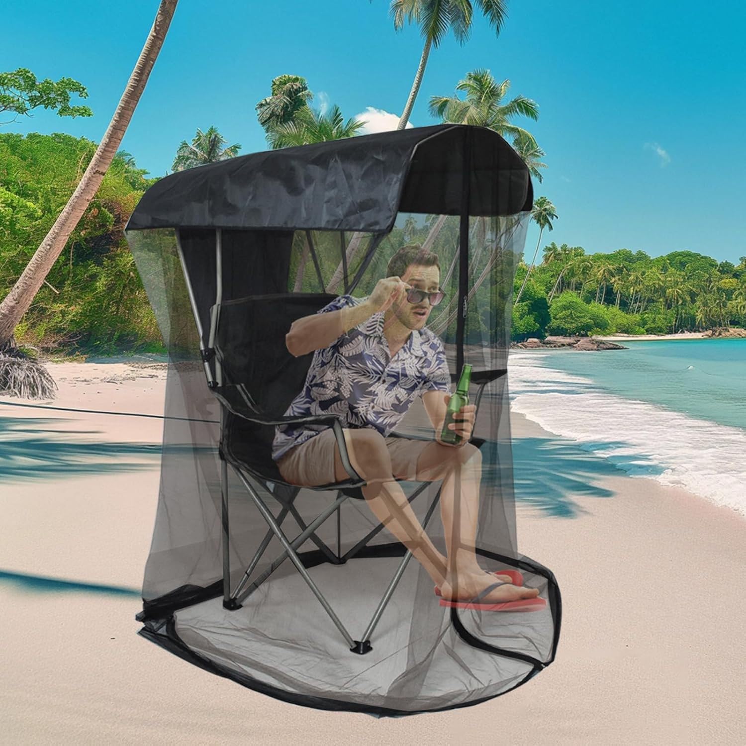 Wonmondmony fine mesh breathability keeps air flowing and insects out.