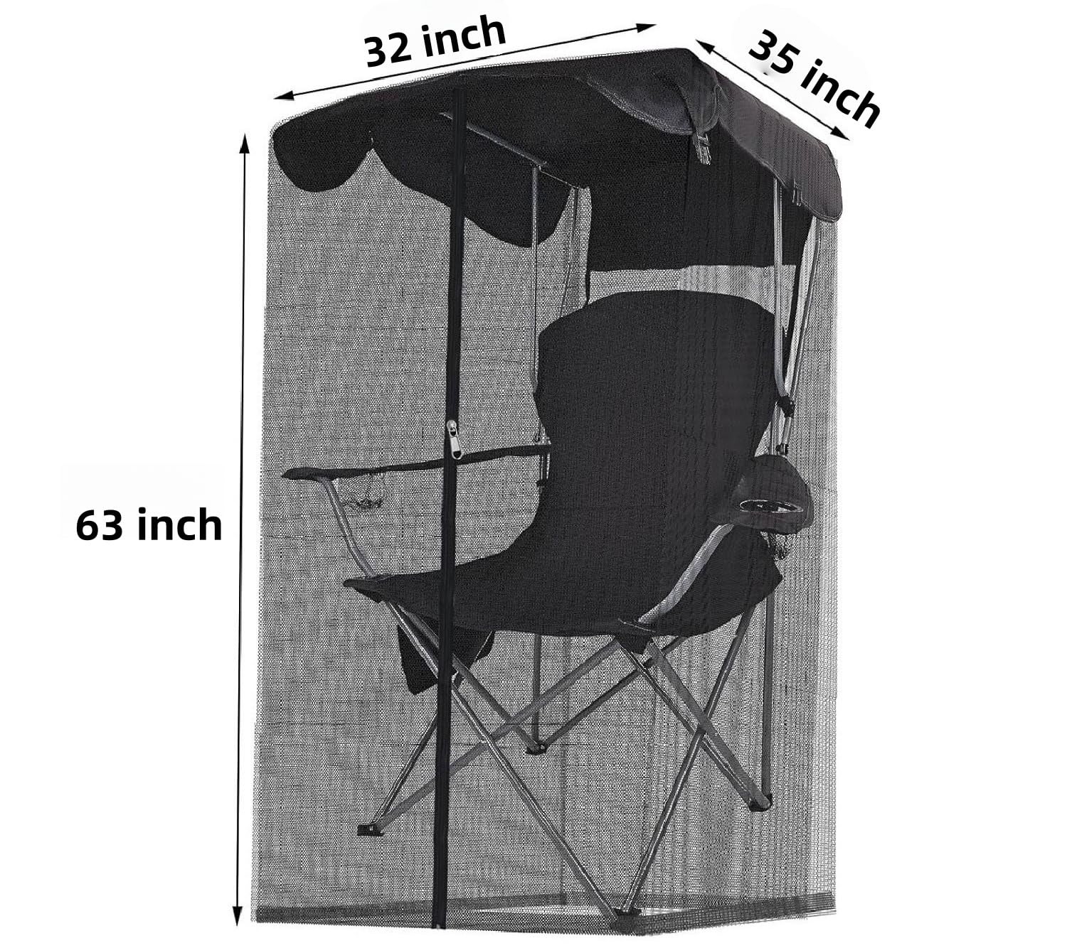 Wonmondmony instant-setup drapes easily over chair for quick protection.