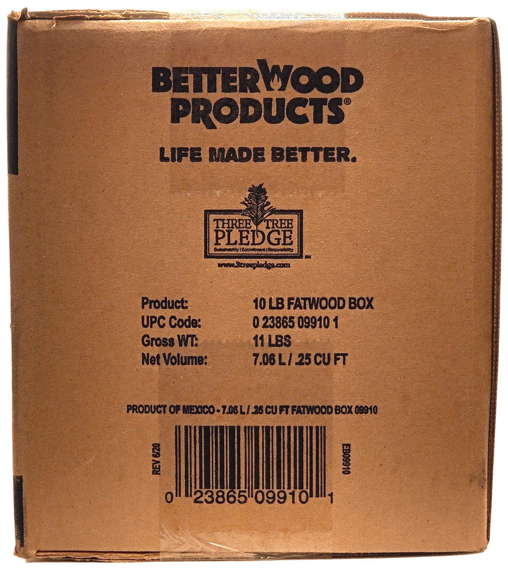 Wood Products Intl indoor-outdoor firestarter for versatile fires.