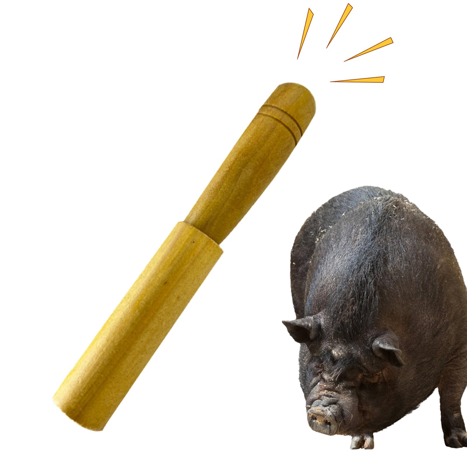 Wooden Wild Boar Caller compact packaging for easy transport.