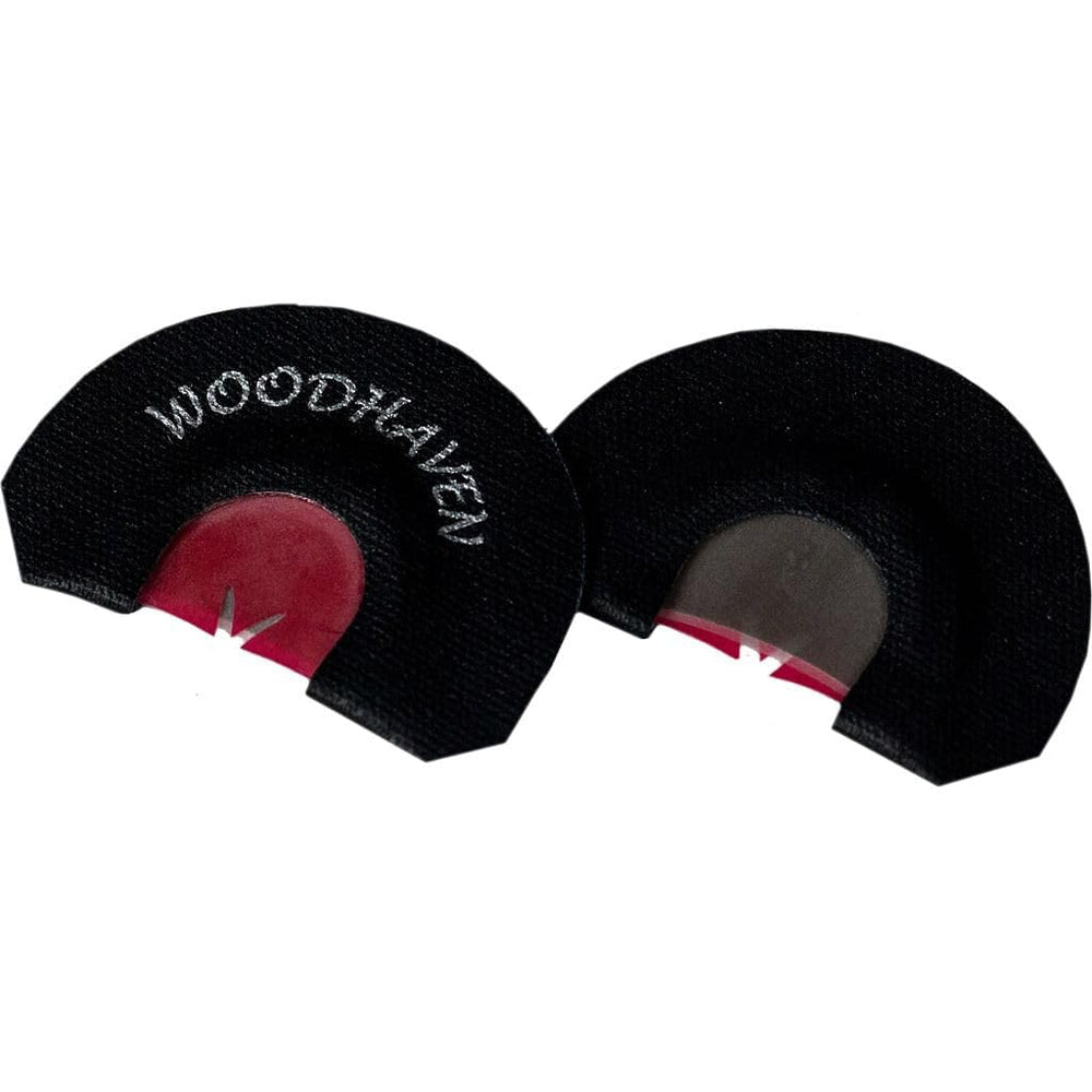 Woodhaven Black Wasp turkey call with 3-reed V-cut design for realistic yelps.