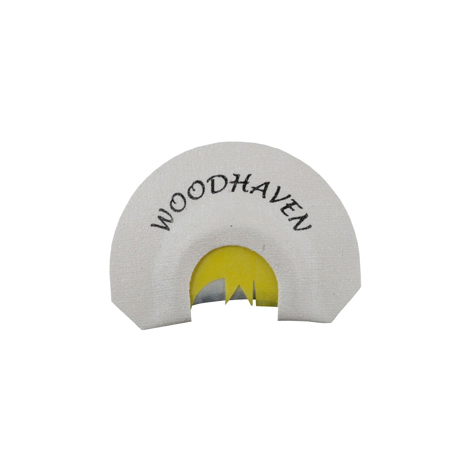 Woodhaven Copperhead II turkey call showing raspy yelps and crisp clucks for realism.