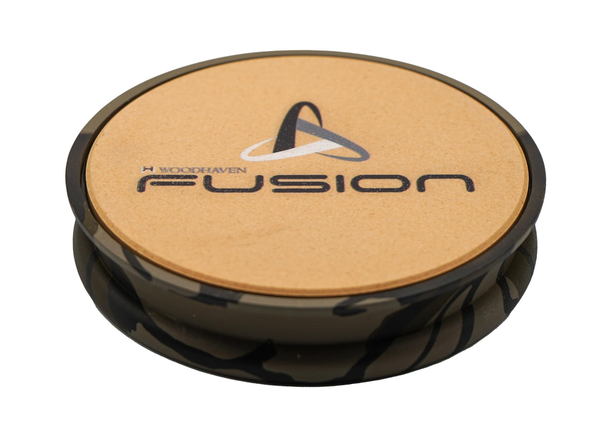Woodhaven Fusion Ceramic calling surface delivers strong grip for all-weather turkey calling.
