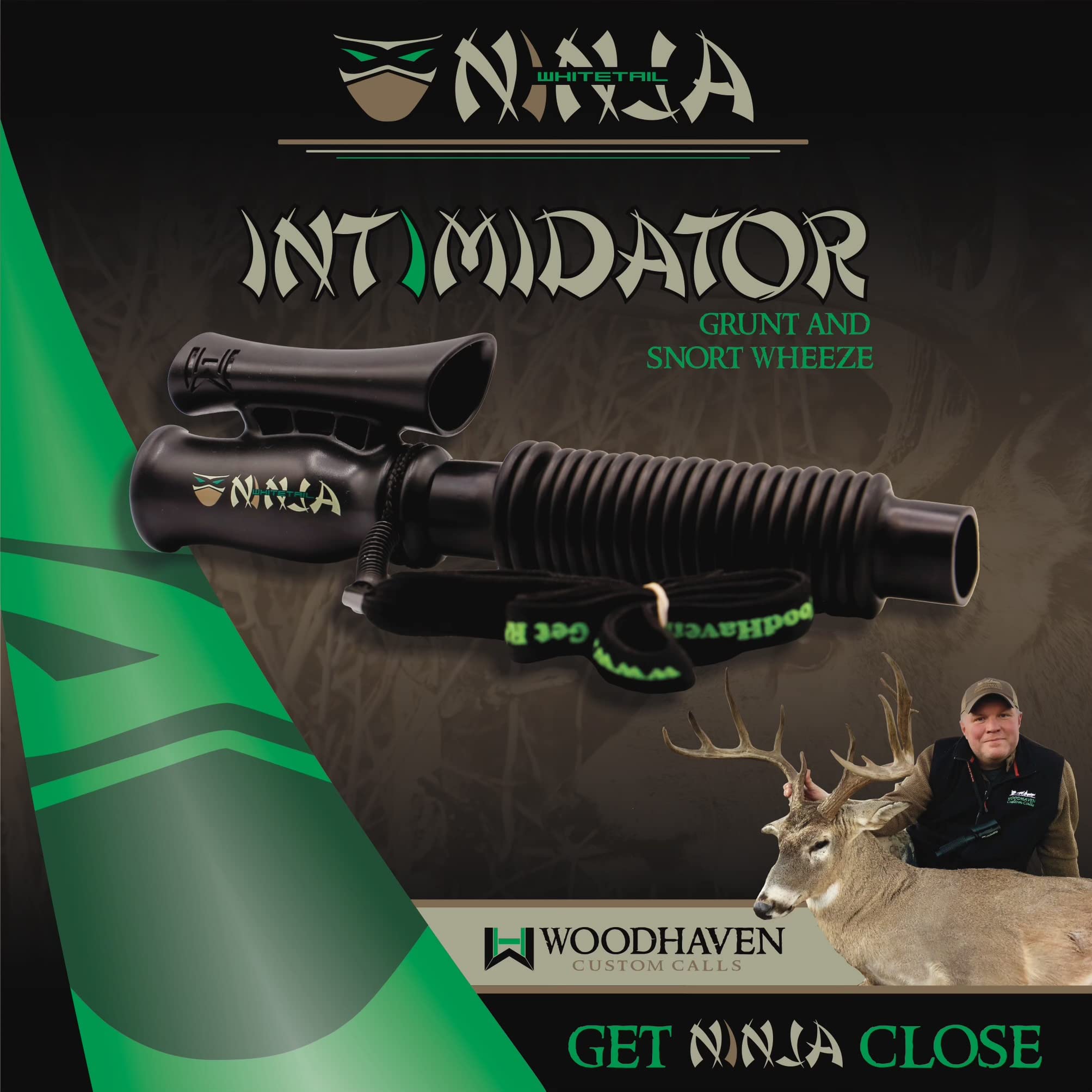 Woodhaven Intimidator in-hand use demonstrates durable construction for field performance.