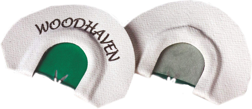Woodhaven Mini Green V-Cut Turkey Mouth Call for easy, realistic turkey sounds