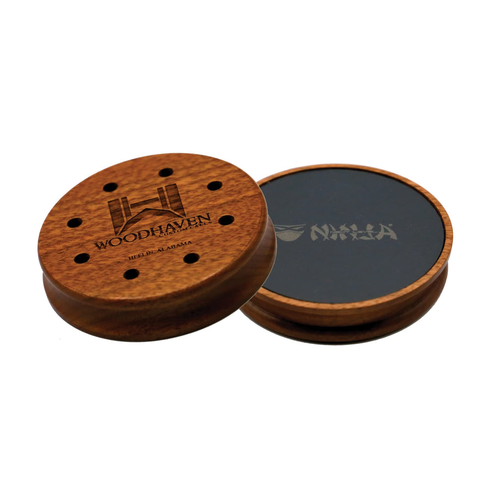 Woodhaven Next Level Slate walnut-profile pot with two strikers for different sounds.