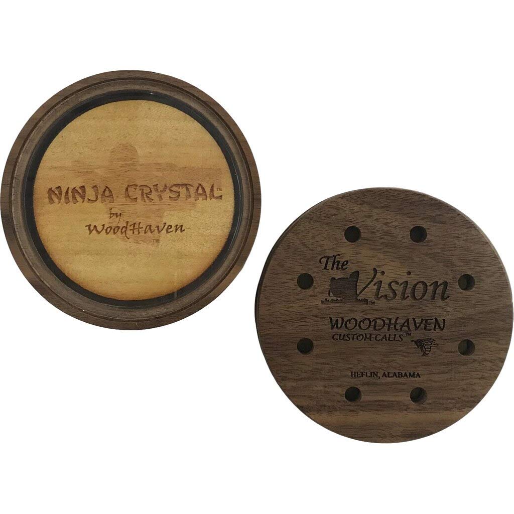Woodhaven Ninja Crystal turkey call with crystal pot for crisp two-tone yelps and cuts